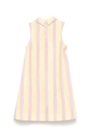 Yellow and lilac Junior poplin dress FENDI KIDS | JFB747AS67F1R0X